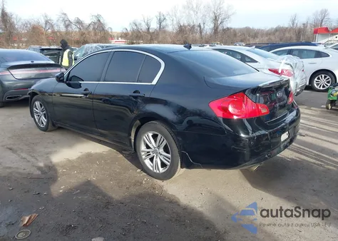 2013 Infiniti G37X z USA, uszkodzony, nr VIN JN1CV6AR0DM356254